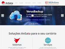 Tablet Screenshot of ansata.com.br